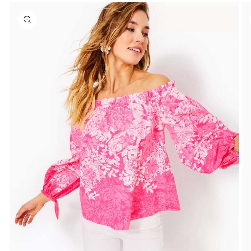 NWT Jamielynn Long Sleeve Shadow Dancer Engineer Print